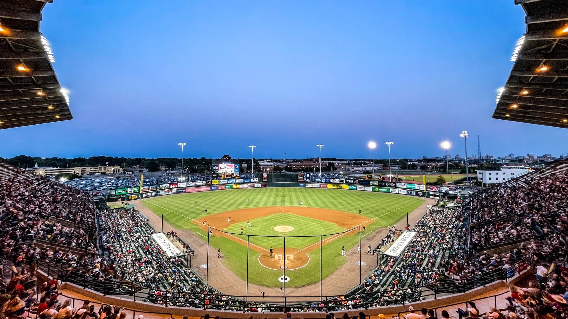 Picture of the Flying Squirrels stadium located in Richmond, Virginia