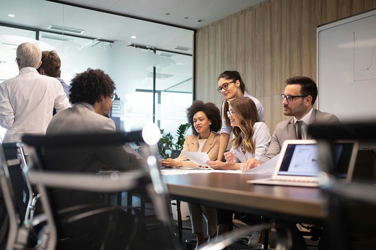 The team works through planning challenges together, ensuring their BCDR strategy addresses real-world risks and evolving business requirements.