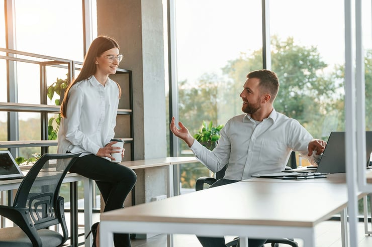 A project manager leverages Copilot Researcher to surface cross-functional updates, risks, and stakeholder feedback from Teams, emails, and documents ahead of a quarterly review.