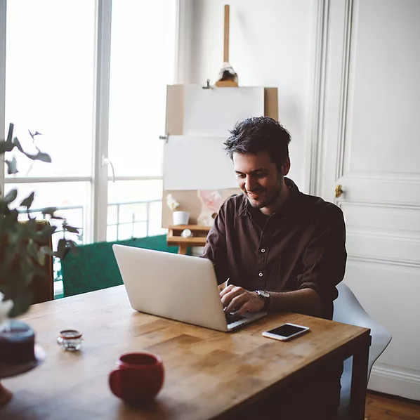 Man on Laptop