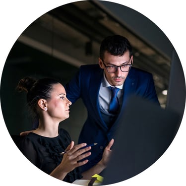 Members of the IT audit department use Purview eDiscovery to filter data across mailboxes and SharePoint by keyword and date range, supporting their efforts during a regulatory audit.