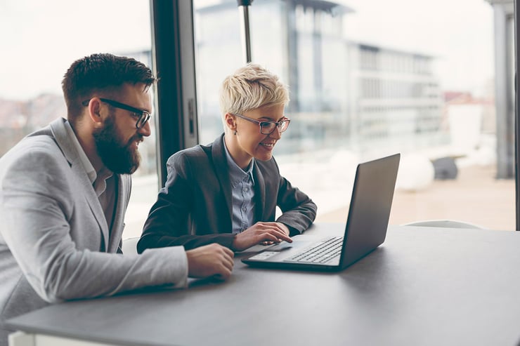 Two directors gather to explore Copilot Chat, discovering how its built-in Microsoft 365 integration supports faster answers, smarter planning, and clearer team communication.