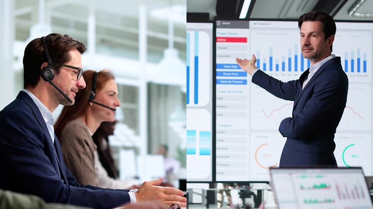 An operations manager uses Microsoft Copilot Cowork to consolidate updates, gather metrics, and prepare for a quarterly business review.