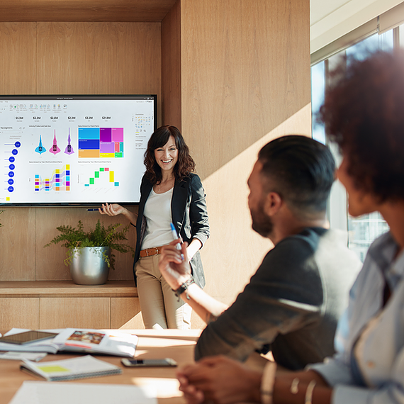 Woman Presenting in Meeting 2-1