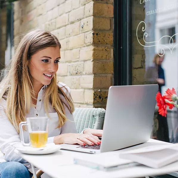 Working at a Cafe