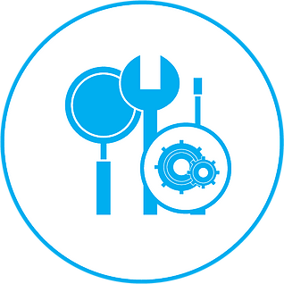A settings and tools icon represents Microsoft OneDrive’s robust security features, highlighting how it enhances admin capabilities by providing visibility and control, empowering administrators to manage access, monitor activity, and safeguard sensitive data effectively.