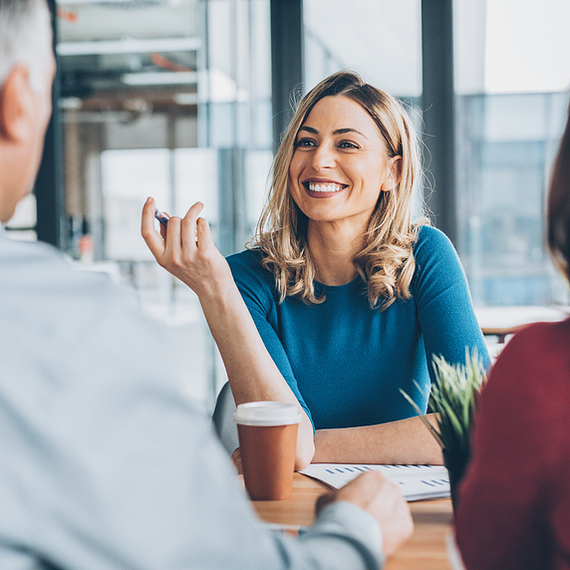 Cheerful Business Meeting