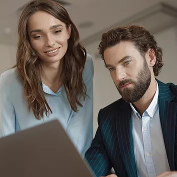 Coworkers evaluating personal data, receiving alerts when policy matches are detected, and setting up email notifications to users