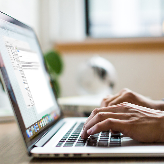 Man working remotely while using Office 365 email protection