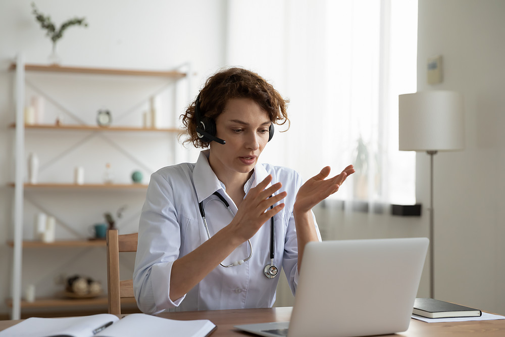 Woman Working Remotely 05