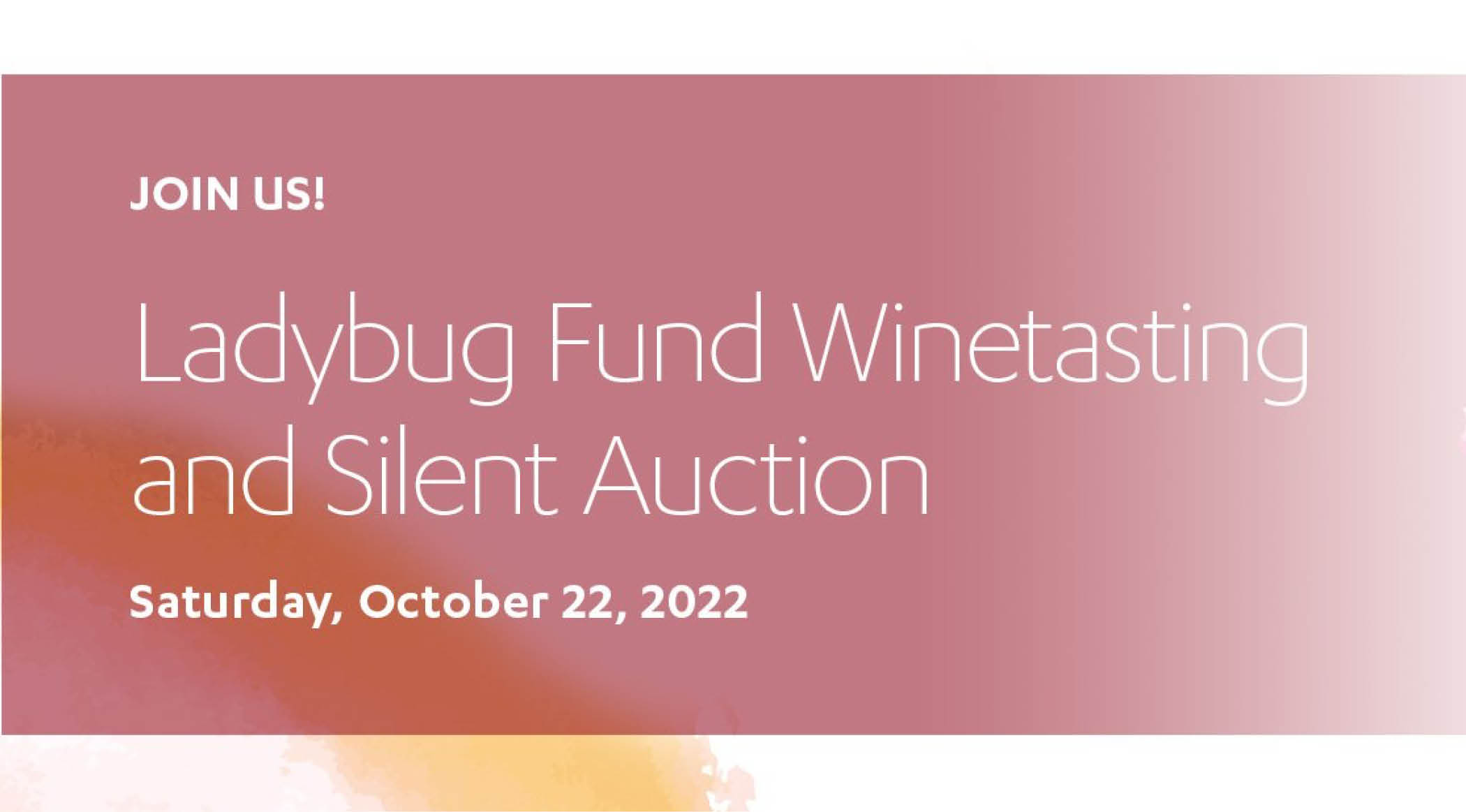 Ladybug Fund Winetasting and Silent Auction