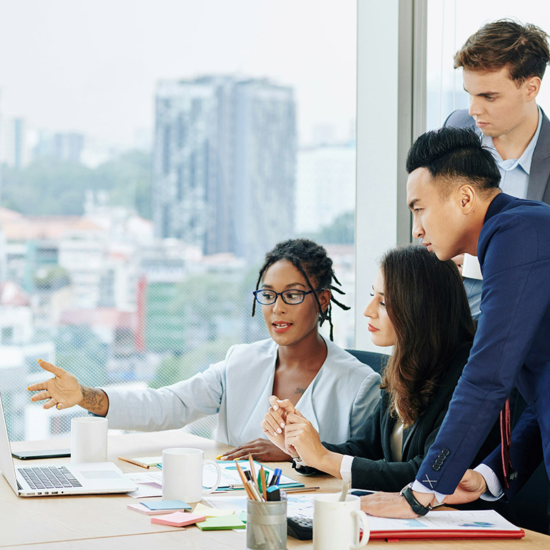 Throughout the project meeting, AI-powered policy templates monitor Outlook messages and Teams file exchanges, masking identities with pseudonymization while surfacing any harassment or disclosure risks so the group can work productively without compliance worries.