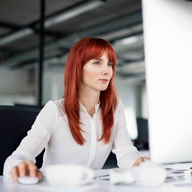 As a marketing manager works on client presentations and shares files in Microsoft Teams, Insider Risk Management runs silently in the background—protecting sensitive content without slowing her down or interrupting collaboration with her team.