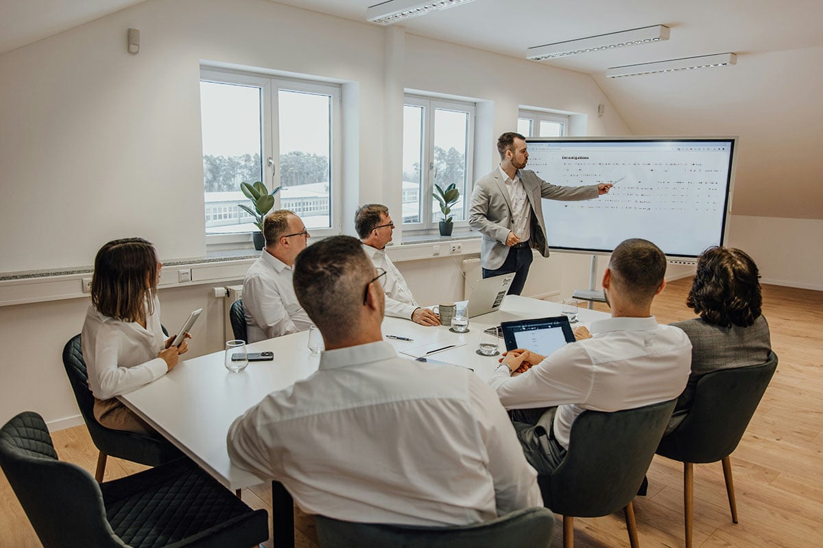 An organization participates in a Microsoft Security Workshop led by Synergy Technical, where IT security and compliance professionals actively engage in hands-on exercises, collaborate on security challenges, and gain actionable insights into using Microsoft security tools more effectively, leaving the session with a stronger understanding of threat protection, identity security, and compliance management to improve their overall security posture.