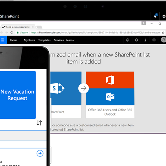 Picture of SharePoint dashboard where employees can share files so other people can access them seamlessly and securely across the organization 