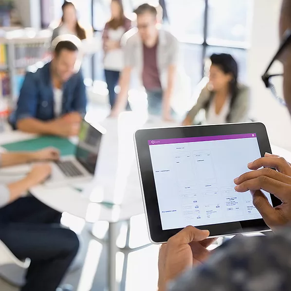 An employee using a device that is securely configured with policies using Microsoft Defender for Endpoint