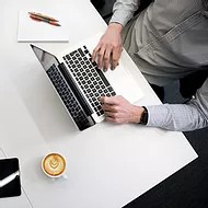 Man on Computer