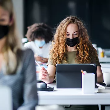 Wearing Masks in Office