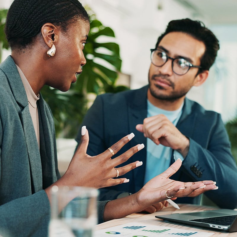 Windows helps employees turn conversations into progress by giving them secure access to shared files, business apps, and collaboration tools from a familiar work device.