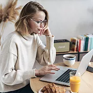 Woman on Computer-1