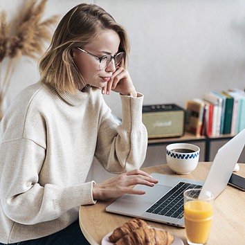 Woman on Computer-2